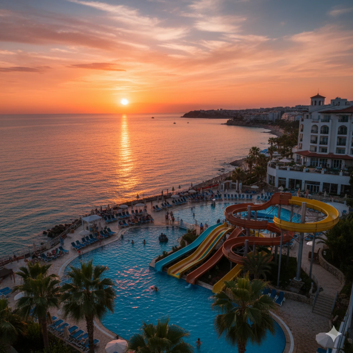  ¡Al agua, patos! Los mejores hoteles con toboganes de España para un verano inolvidable