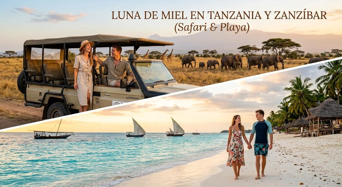 Tanzania y Zanzíbar para luna de miel: guía para organizar el viaje